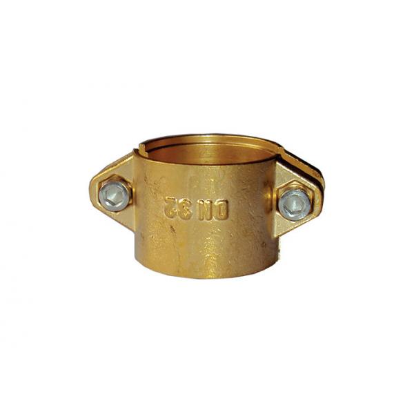 Quality Forged Brass Hose Clamps Double Piece With Stainless Steel Screw Lock for sale