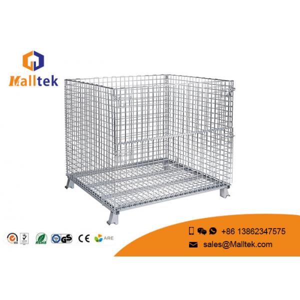 Quality Heavy Duty Wire Mesh Storage Cages Customized Galvanized Saving Space for sale