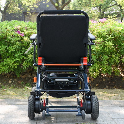 Quality Lightweight Lithium Battery Electric Foldable Wheelchair 6km/h for sale