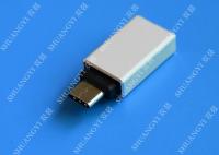 China Type C Male to USB 3.0 A Female Apple Micro USB White With Nickel Plated Connector factory