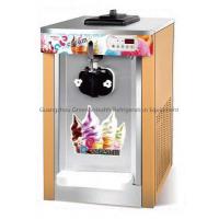 China Gear / Air Pump Soft Ice Cream Making Machines 8 Levels Hardness Adjustment factory