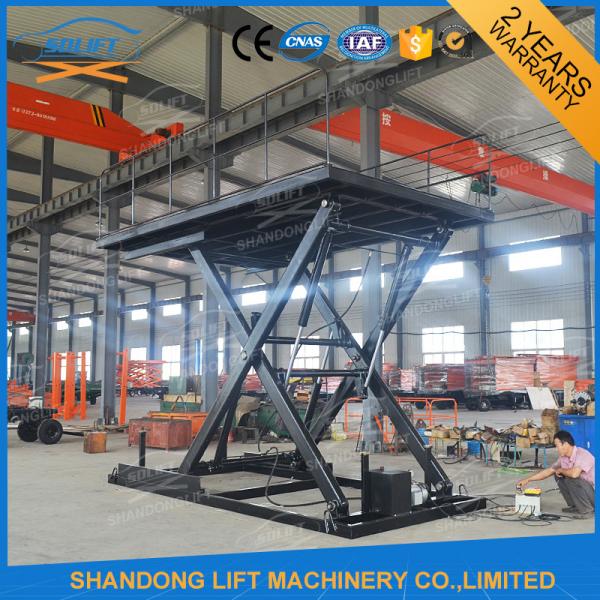 Quality Durable Hydraulic Scissor Car Parking Lift , Vehicle Scissor Lift With CE for sale