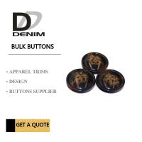 China Trim & Polyester Large Coat Buttons , Sourcing Unique Buttons For Clothing for sale