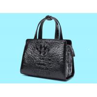 China New zipper large capacity women's crocodile leather handbag for lady factory