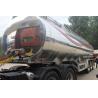 China HOT SALE!3 axles 44m3  aluminum alloy oil tank semi trailer for sale, best price CLW brand 3 axles fuel tank trailer factory