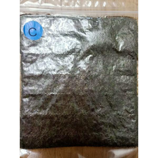 Quality Max 5% Moisture Roasted Seaweed Sheets Sushi Seaweed Sheets Dark Green Color for sale