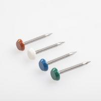 Quality A2 / A4 Polymer Headed Pins And Stainless Steel Nails With Colorfull Head for sale