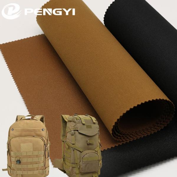 Quality Brown 1000D Nylon Fabric Cordura 0.9mm Thickness Excellent Dimensional Stability for sale