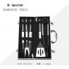 China Outdoor/Domestic Barbecue Toolbox Set, Stainless Steel Grill Set, Fork, Spatula, Clamp, Brush factory