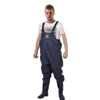 China Adjustable Suspenders PVC Boot Breathable Full Body Waders for Fly Fishing G.W. 30KG for sale
