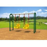 China Outdoor Backyard Childrens Swing Set With Reinforced Connectors KP-G010 factory