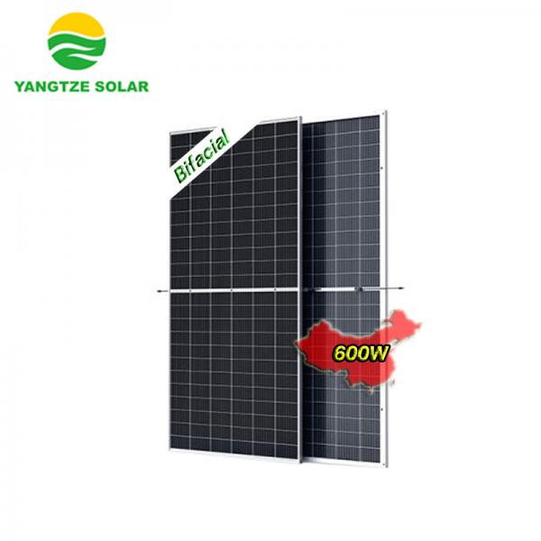 Quality ODM Bifacial Solar Panel Photovoltaic Module 600W for sale