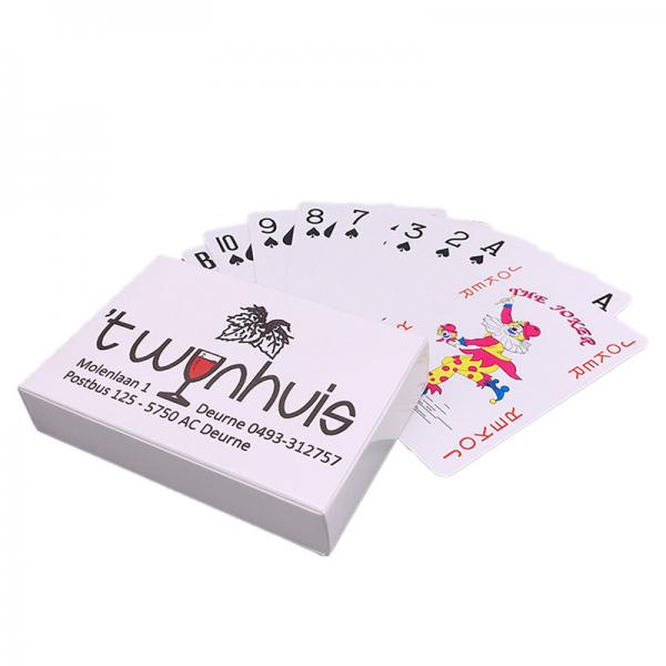 Quality Plastic PVC 75x115mm 100 Percent Plastic Playing Cards Full Color for sale