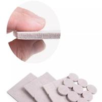 China White Cushion Shock Absorption odm Felt Pads For Furniture Legs factory