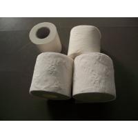 China Embossed Virgin White Toilet Tissue Paper Roll , 2ply factory