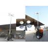 China Regular Metal Halide Mobile Light Tower 330° Lockable Mast Rotation Manually factory