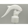 China White Trigger Spray Pump , 24/410 Water Hand Trigger Sprayer For Cosmetic Bottles factory