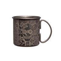 China Unbreakable 304 Stainless Steel Wine Cup Steampunk Style Mule Mug For Picnic factory