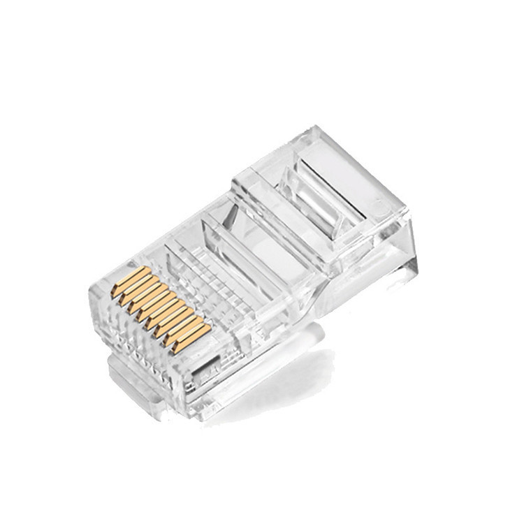 China 23AWG RJ45 Connector Modular Plugs Cat 6 Network Ethernet UTP Crystal Plug factory
