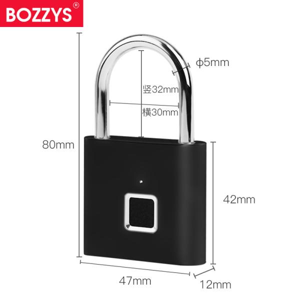 Quality 10 fingerprints Rainproof Smart fingerprint padlock for sale