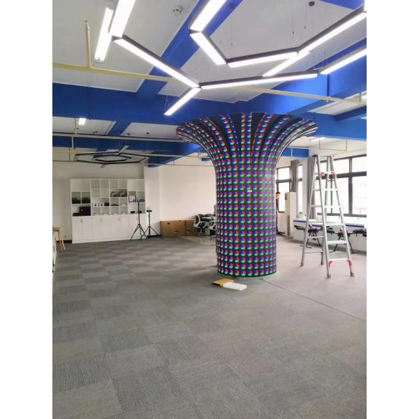 Quality Flowering Tree Shape P2 Indoor Exhibition Hall Flexible Led Display Screens for sale