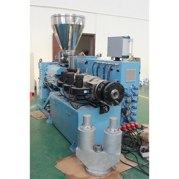 Quality PVC Plastic Extrusion Equipment , Pipe Extrusion Machine For 50 - 200mm Water Pipe for sale