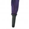 China 30 Inch Purple Promotion Golf Umbrellas With Black Rubber Coating Plastic Handle factory