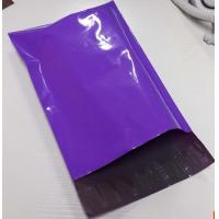 China Printing Packaging Poly Bags , Purple Plastic Poly Mailer Bag factory