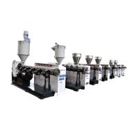 China Plastic Granules Machine / Large Single Screw Plastic Extruder Machine for sale
