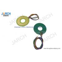 China Electrical Filling equipment Pancake Slip Ring , mini rotary swivel joint factory