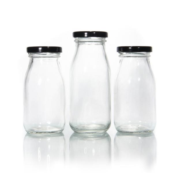Quality Reusable Bulk Kombucha Bottles 500ml 300ml Milk Bottles Transparent for sale