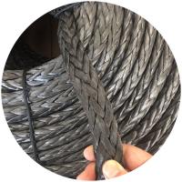 China Customized Color UHMWPE Braided Mooring Rope for Offshore Drilling Platform Part Rope factory