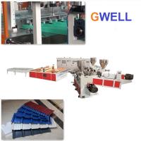 Quality Door Wall Panel ASA Pvc Profile Extrusion Machine Line 350kg H for sale