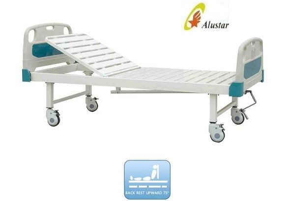 Quality 1 Crank Medical Manual Hospital Beds With One Funtion Lock Castors (ALS-M104) for sale