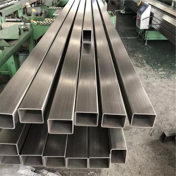 Quality 304 304L Hairline Finish Welded Stainless Steel Tube For Handrail Balustrade Ceiling Decoration for sale