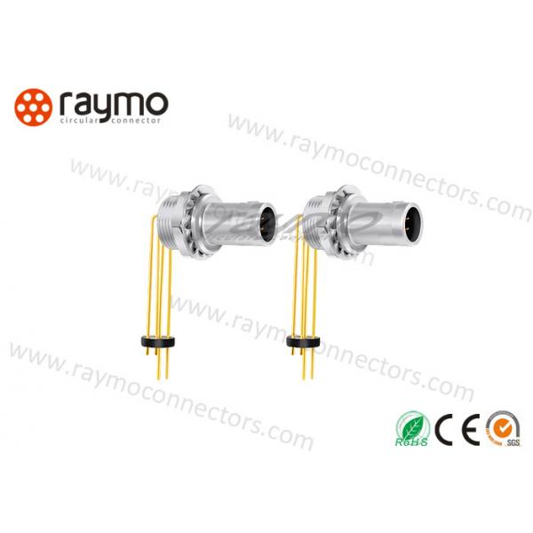 Quality Fixed Socket Sealed Quick Release Electrical Connectors , Elbow Plug Nut Fixing for sale