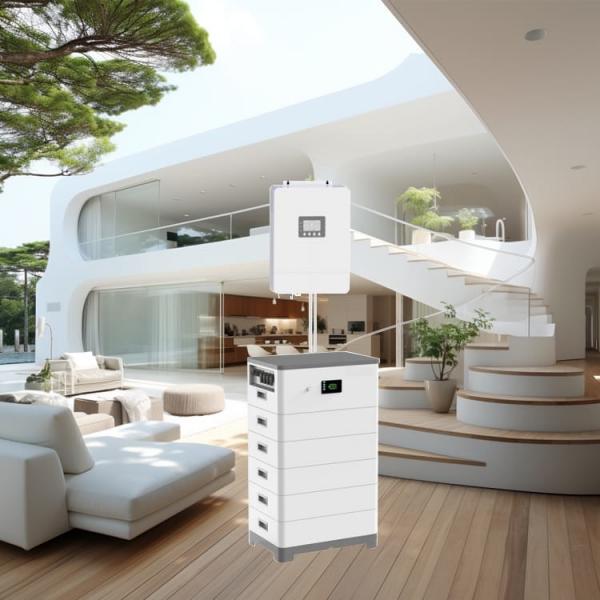 Quality 48S1P 7.68kwh Household Battery Backup System 3 Modules Lifepo4 Lithium Ion Type for sale