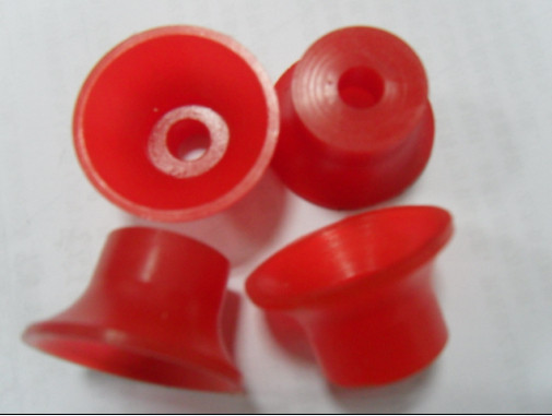 Quality Industrial Protection Polyurethane Parts , PU Red Little Parts for sale