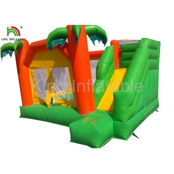 Quality Rainforest theme 0.55mm PVC Funny Inflatable Jumping Castle For Children / Adult for sale