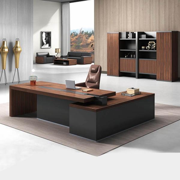 Quality Thickness 50mm Executive Writing Desk Melamine Modern CEO Office Desk for sale