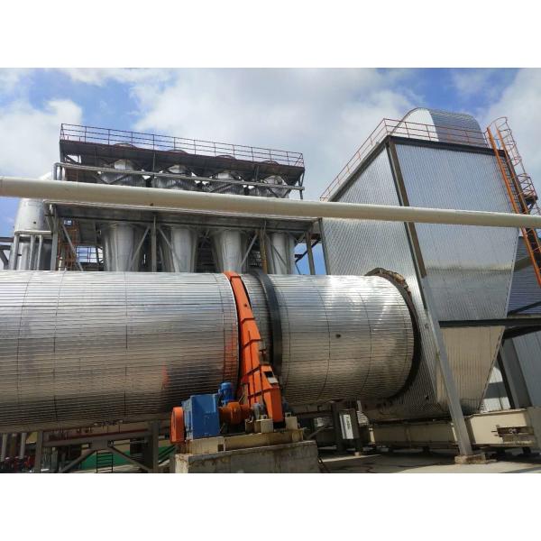 Quality Efficient Integrated Wood Chips Single / Triple Pass Rotary Drum Dryer for sale