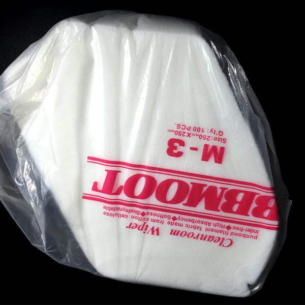 Quality 100% Polyester Clean Room Wipe 4-Folded Lint Free Cleanroom M-3 Cleaning wiper for sale
