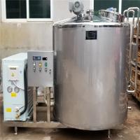 Buy cheap 1000L 2000L Raw Fresh Yogurt Milk Cooling Storage Holding Vat Vessel Tank from wholesalers