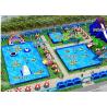 China Puncture - Proof Inflatable Water Parks / Amusement Park Commercial Blow Up Water Slides factory