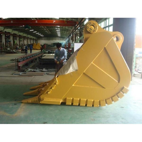 Quality Customized Color Heavy Duty Excavator Bucket , 10-120T Excavator Claw Bucket for sale