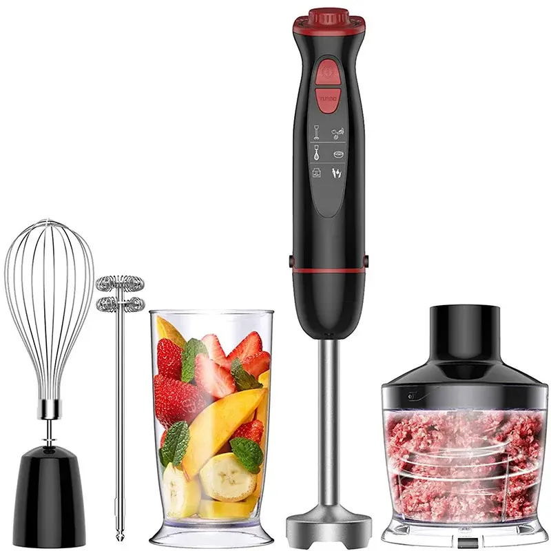 China 12 Speed Handheld Immersion Stick Blender With Stainless Steel Blades factory