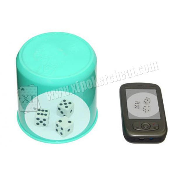 Quality Poker Games Magical Plastic Perspective Dice Cup With Casino Magic Dice for sale