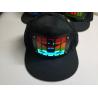 China sound-Activated party LED hat Light up music flashing el cap  Wireless voice controller  Hip Hop el hat  With Inverter factory