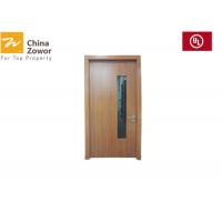 Quality BS Standard 60mins Rated Fireproof Wooden Pair Doors /HPL Finish/Particle Board Infilling for sale