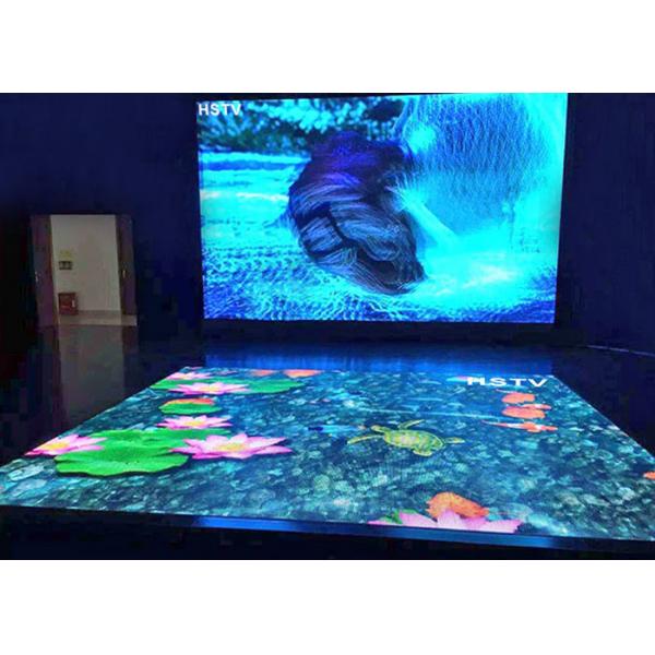 Quality Indoor Floor Rgb Led Display P4.81 Interactive Dancing Advertising Easily Maintenance for sale